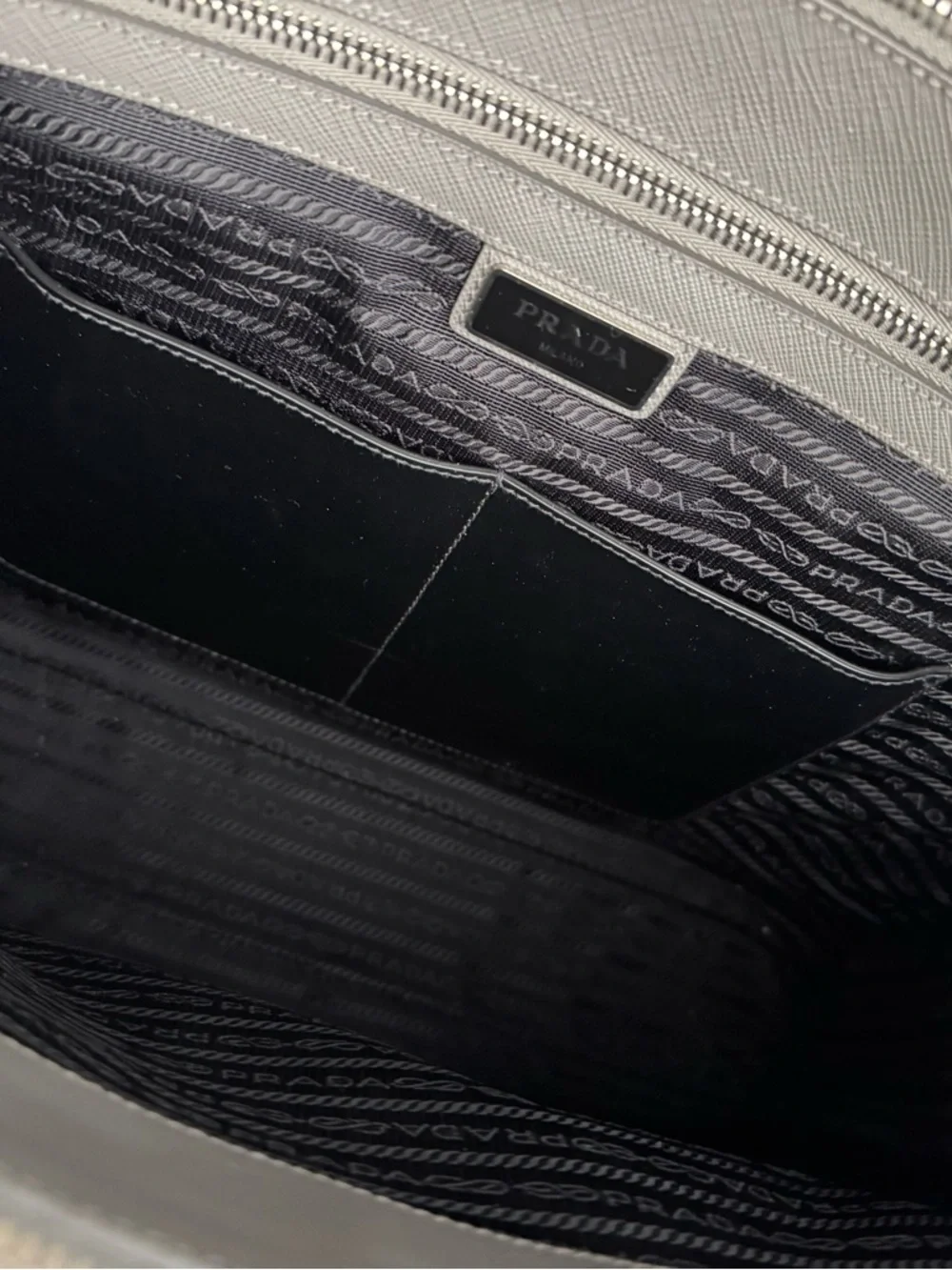 Prada structured saffiano